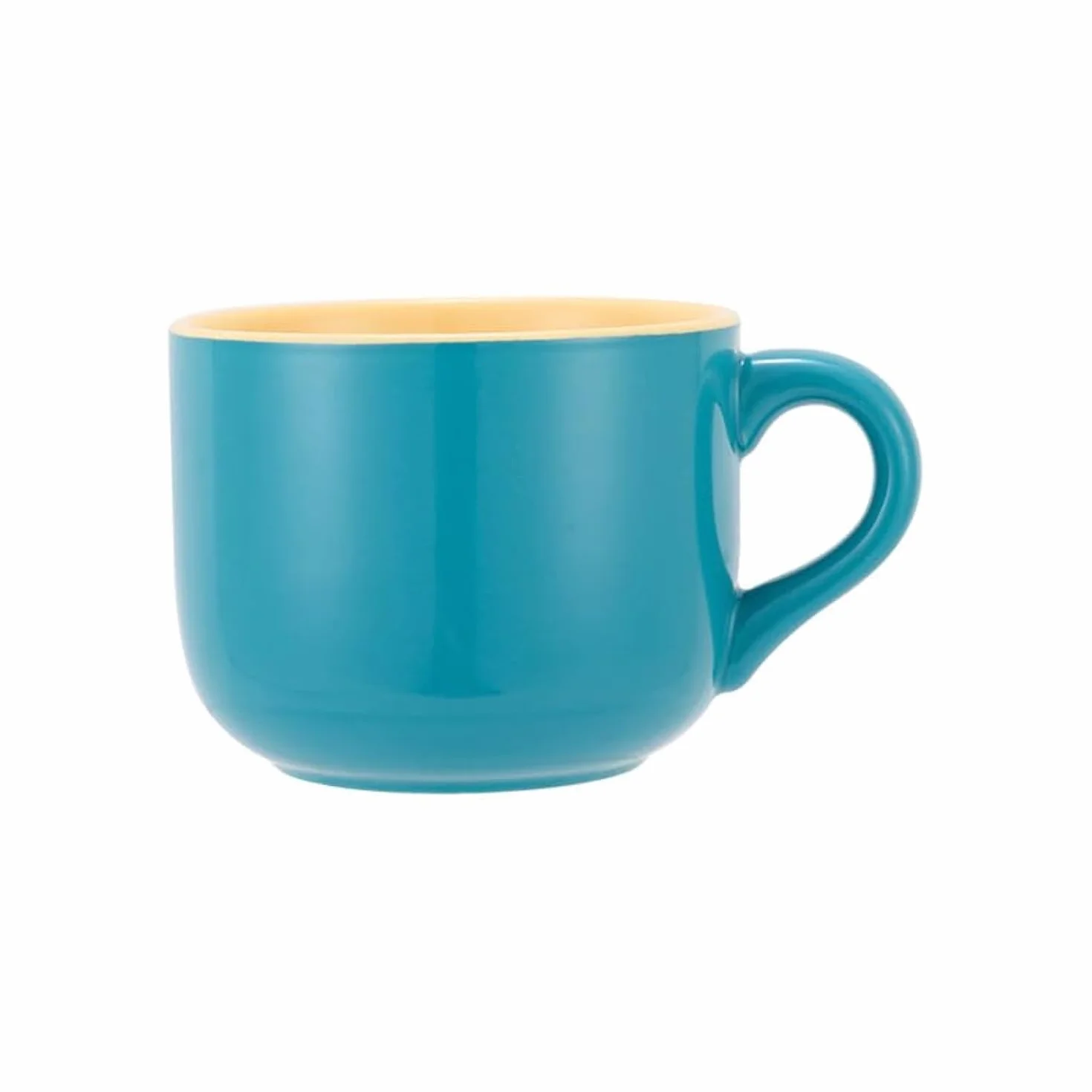 Ceramiczny kubek do kawy o dużej pojemności, 650 ml, kubek śniadaniowy i miska na zupę z uchwytem, bardzo duża filiżanka do cappuccino, herbaty, latte lub gorącego kakao, do biura i użytku domowego