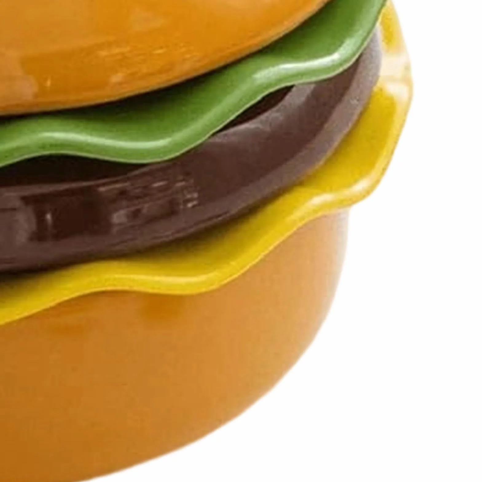 Zestaw talerzy do burgerów Zabawne i bezpieczne w mikrofalówce | Zestaw talerzy warstwowych Do Jedzenia Przekąsek Deserów Posiłków Domu Kuchni Restauracji Kempingu Imprezy