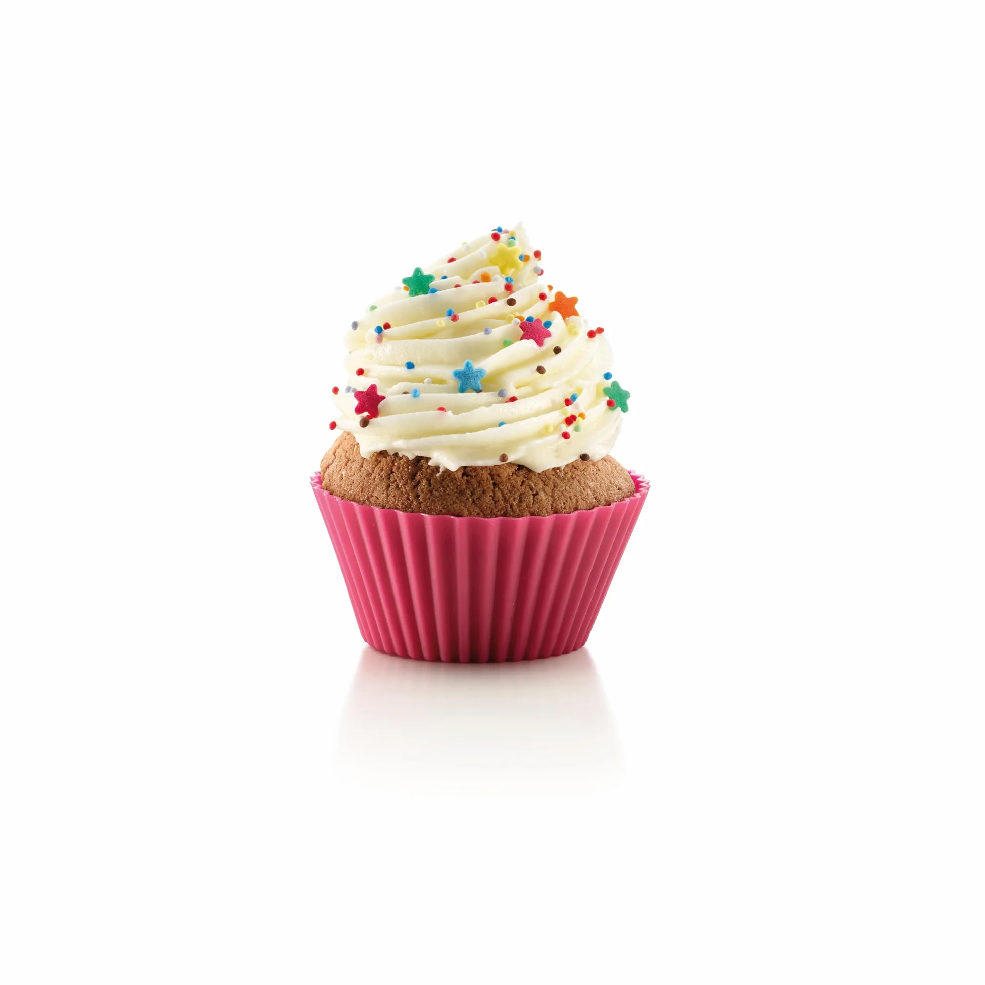Lékué Kubek do muffinek amerykańskich 200 ml, 6 sztuk, wielokolorowy (0240102SURM033)