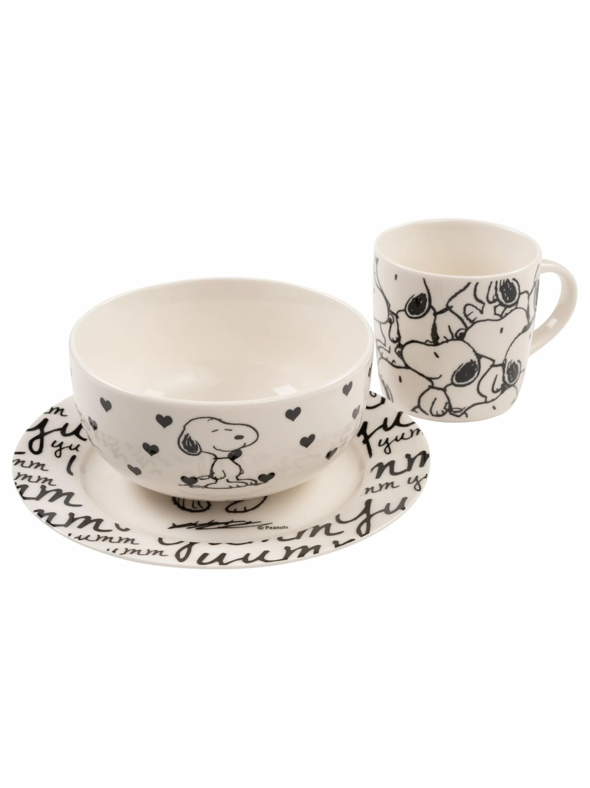 Peanuts - Frühstücksset, 3tlg. Snoopy
