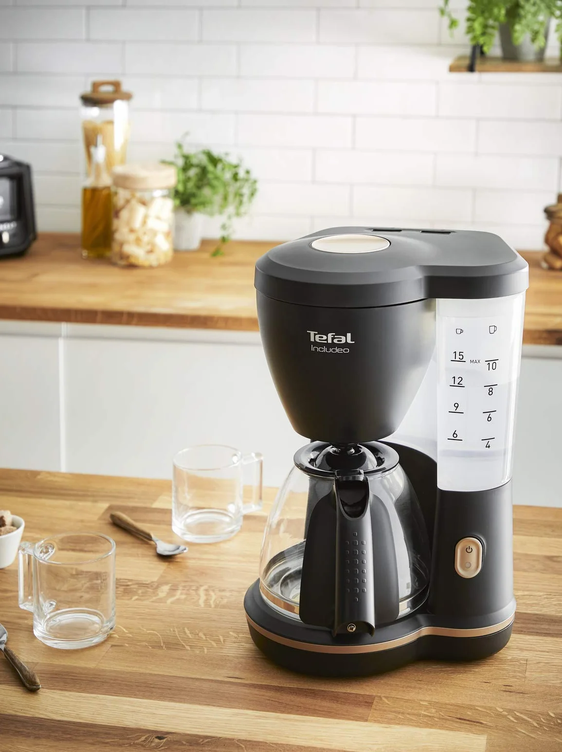 Tefal Ekspres do Kawy, Czarny, 1000 W