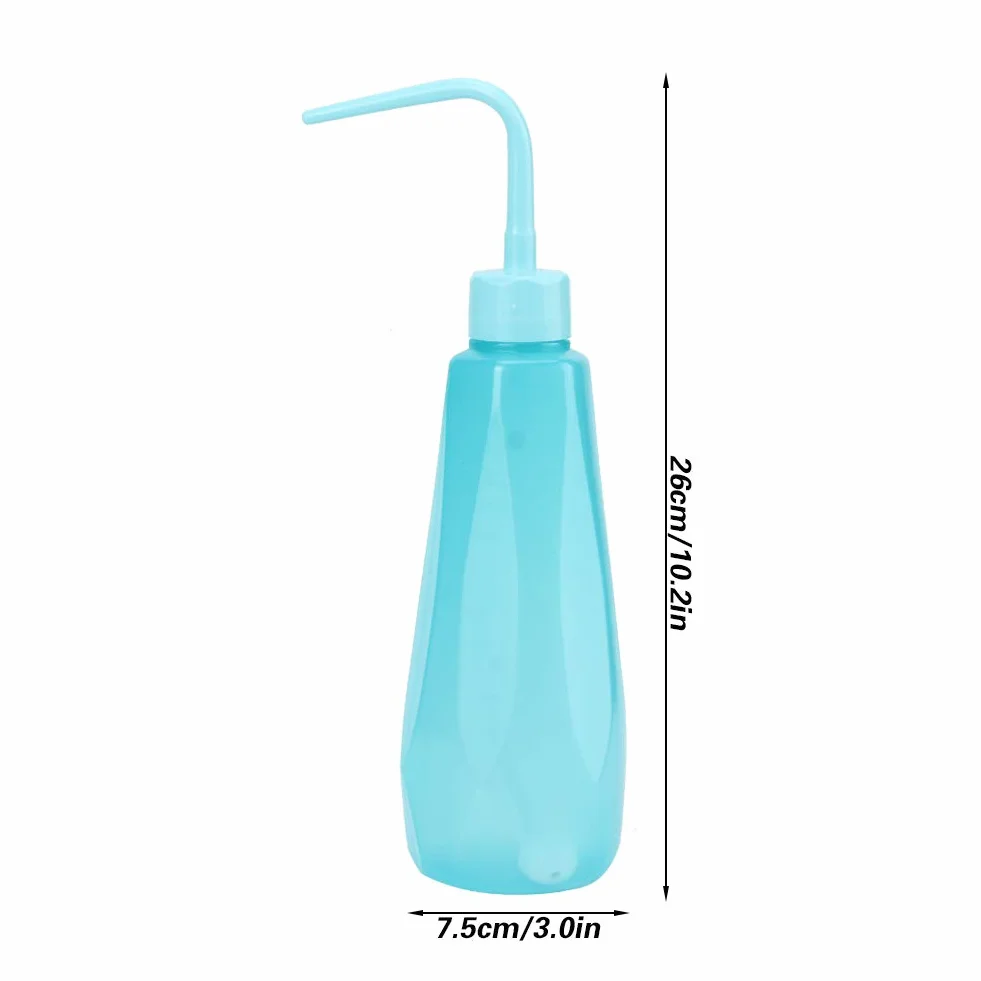 2Pcs Succulent Watering Bottles | 480ML Squeeze Bottle with 360° Nozzle & Silicone Hose | Plant Watering Can for Flowers/Plants/Potted Plants | Sturdy PE Material, Easy Control