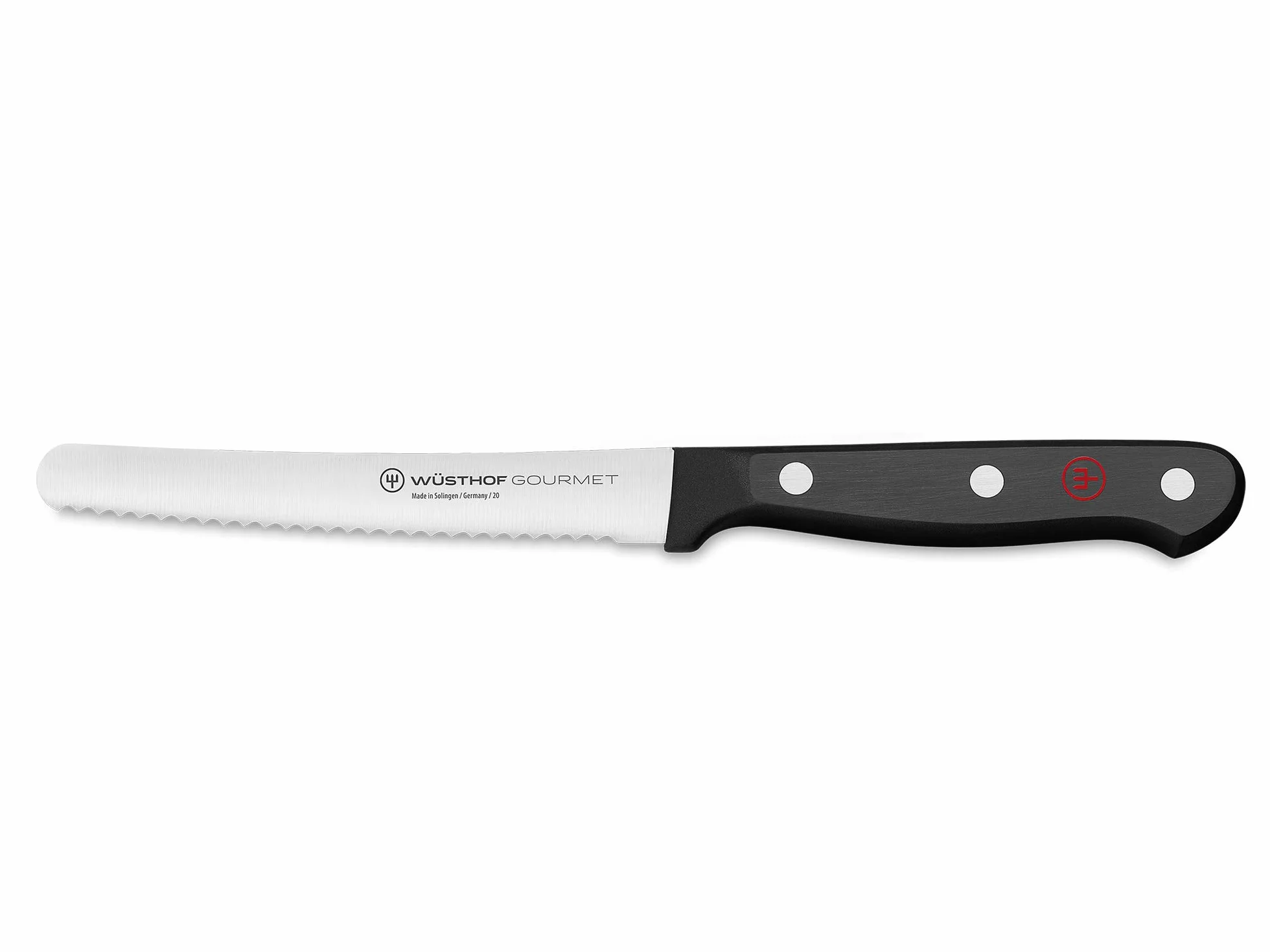 WÜSTHOF Gourmet nóż do bułek 12 cm, czarny