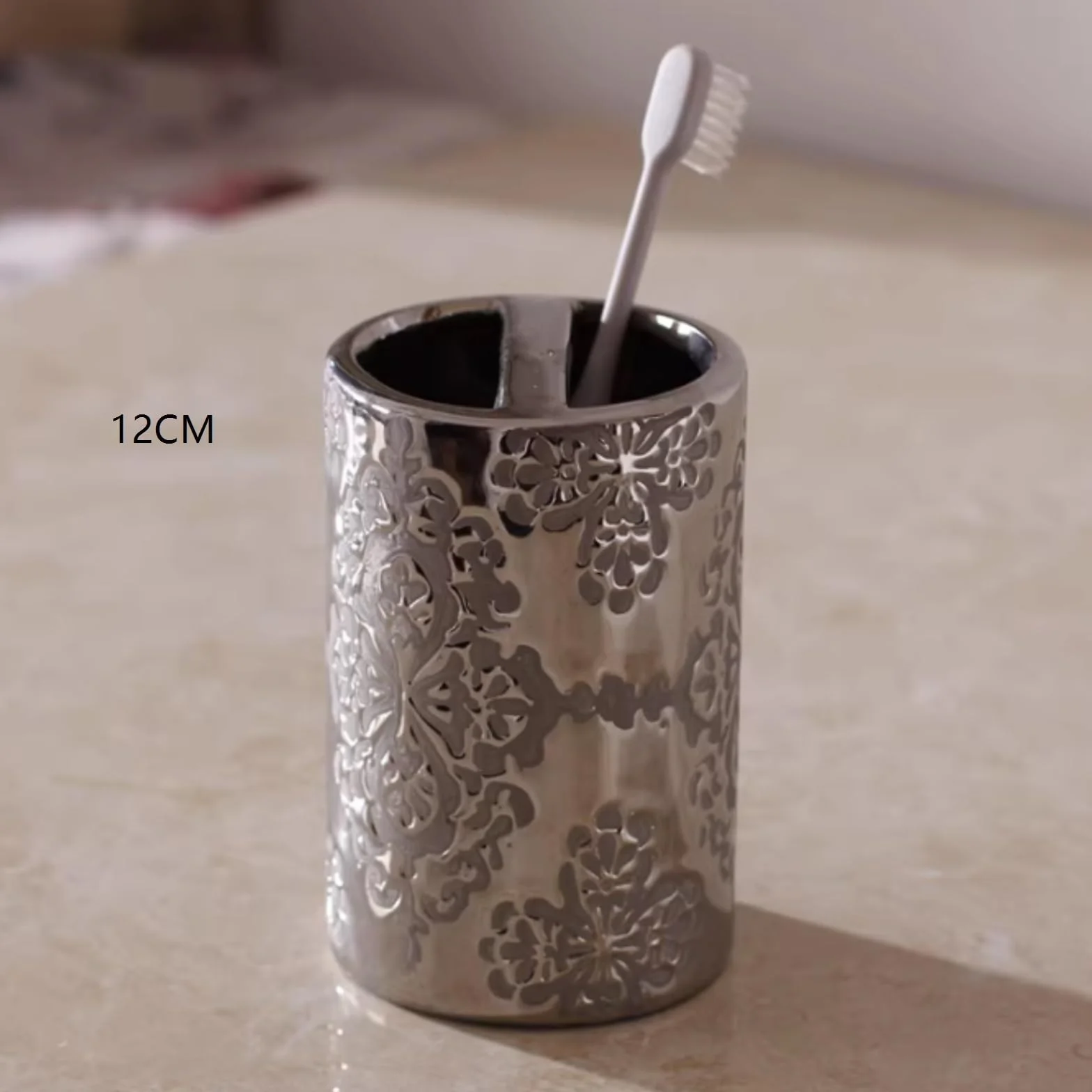 Uchwyt Na Szczoteczki Do Zębów Akcesoria Łazienka Ceramiczne Uchwyty Na Szczoteczki Do Zębów Organizer Blat Łazienkowy
