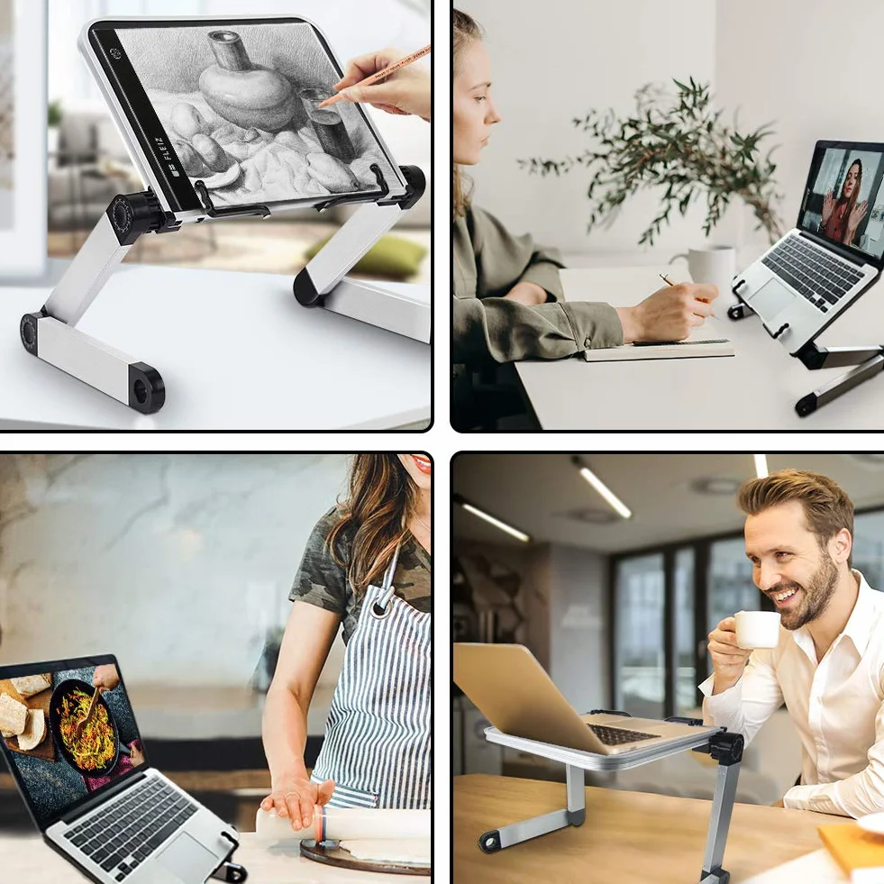stojak na książkę uchwyt na książkę do czytania uchwyt na podręcznik ergonomiczny Uchwyt na książkę kucharską regulowana wysokość i kąt nachylenia (czarny)