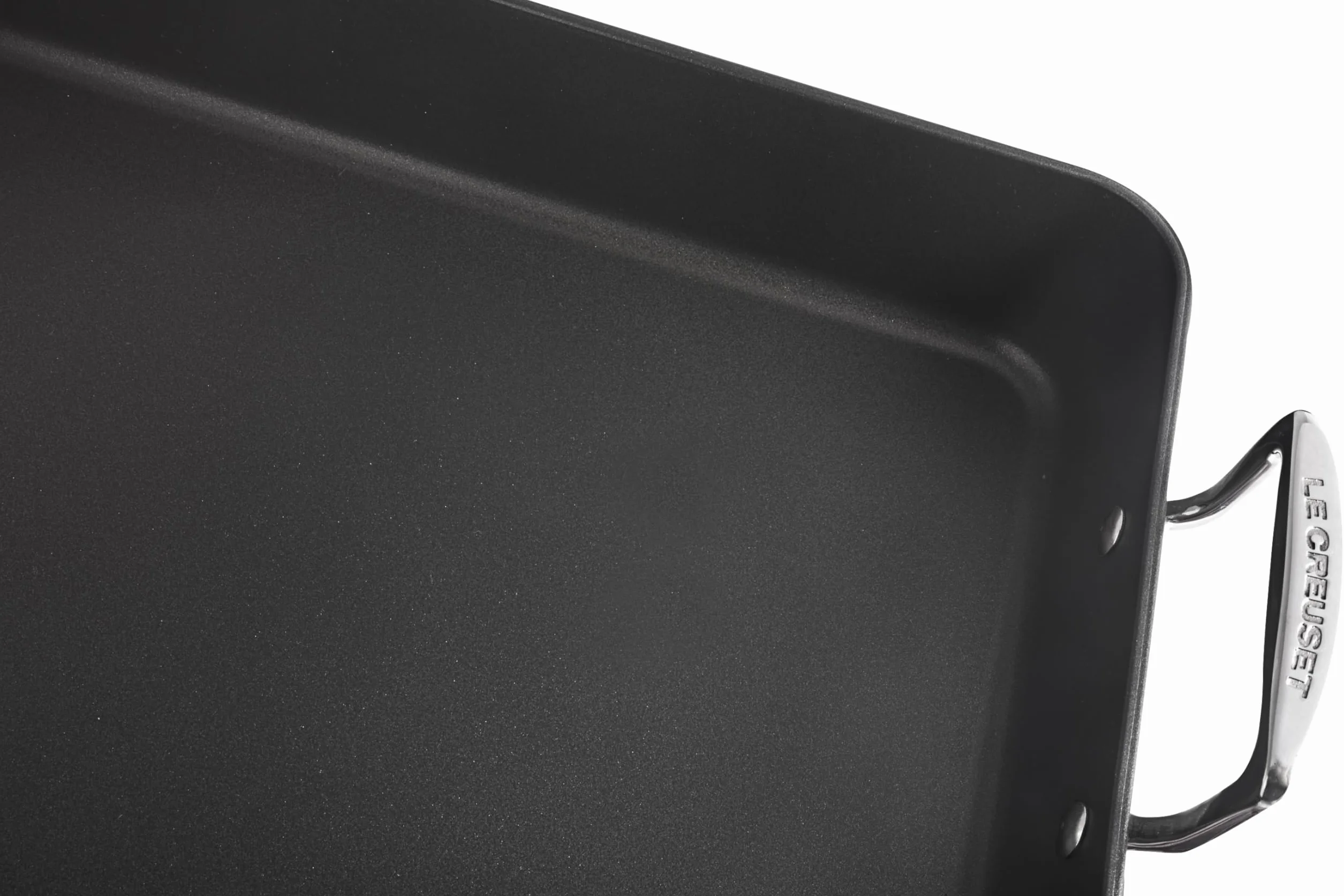 Le Creuset Blacha do Pieczenia, Aluminium, Czarny/Srebrny, 41.3 x 27.9 x 10.9 cm