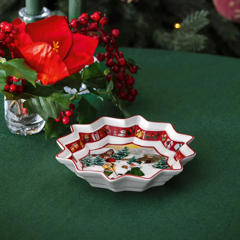 Villeroy & Boch – Toy's Fantasy Mała Porcelanowa Miska Na Boże Narodzenie, Ceramiczna Miska Do Serwowania, Głęboki Talerz Świąteczny
