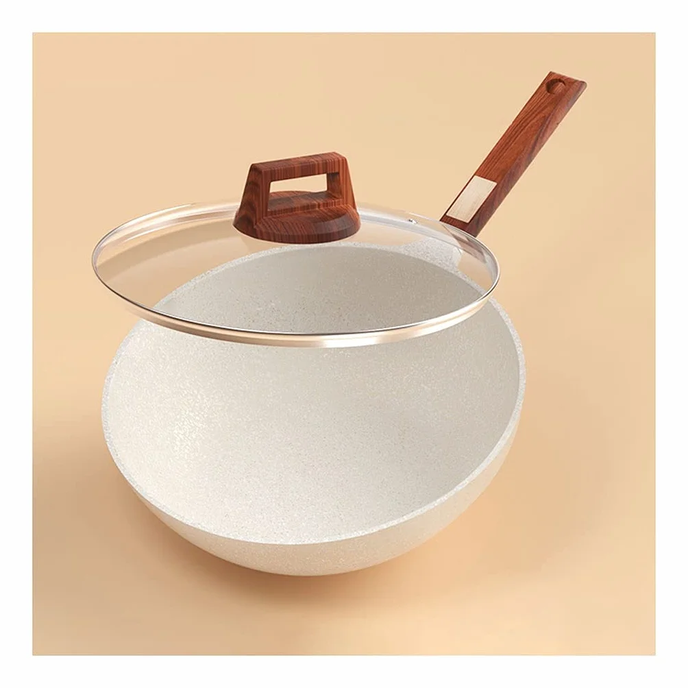 Nieprzywierająca patelnia Patelnia Nonstick Patelnia do jajek Patelnia do omletów Naczynia kuchenne Powłoka granitowa Nieprzywierająca patelnia z pokrywką Białe patelnie Nonstick
