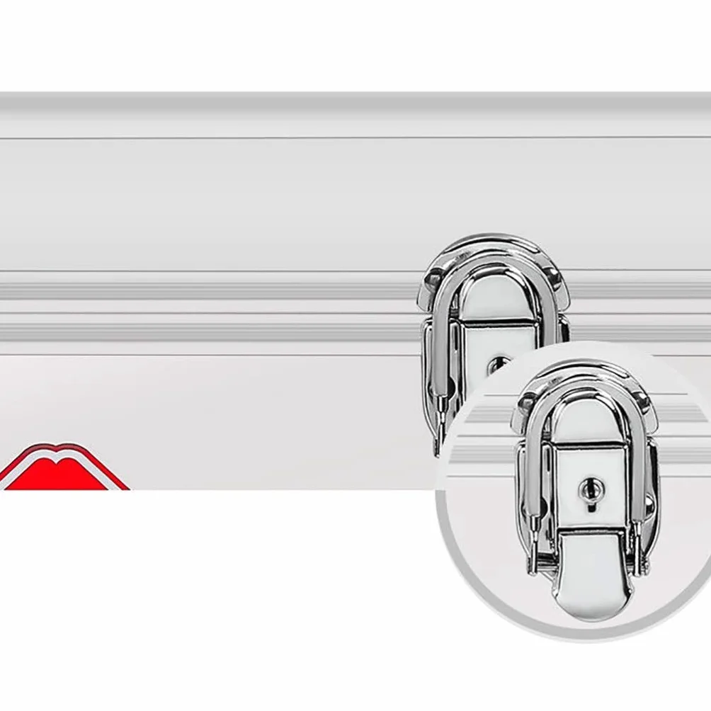 ZSH Skrzynka medyczna ze stopu aluminium, wielofunkcyjna, przenośna, aptekarska, aptekarska, zestaw pierwszej pomocy (rozmiar: S)