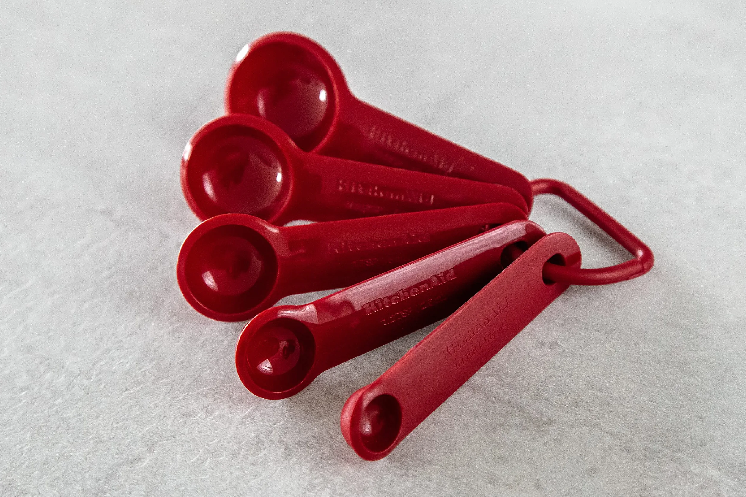 KitchenAid Universal Measuring Spoon Set, Red