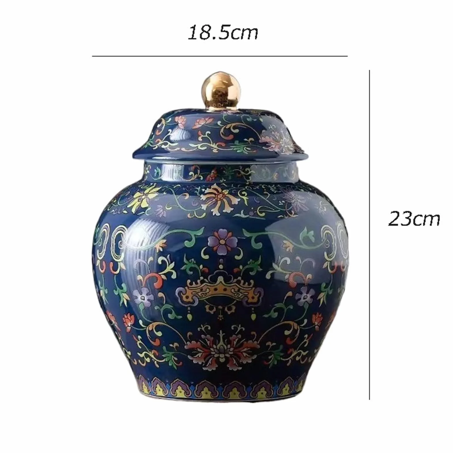 pojemnik na herbatę Luksusowy klasyczny emaliowany pojemnik na herbatę ceramiczny duży słoik z czarną herbatą i zieloną herbatą Słoik do przechowywania w gospodarstwie domowym ceramiczny pojemnik na h
