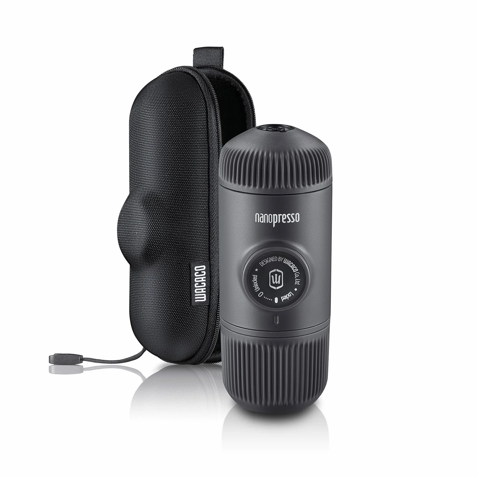 WACACO Nanopresso Przenośny ekspres do kawy z S-Case, czarny