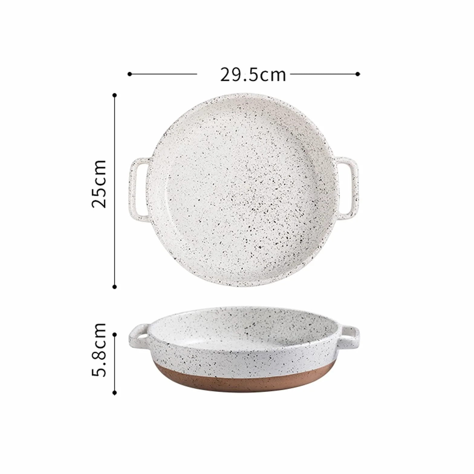 Patelnie do pieczenia matowe ceramiczne naczynia do pieczenia podszkliwna obuuszna forma do pieczenia kuchnia naczynie do pieczenia miska na makaron wielofunkcyjna blacha do pieczenia 2