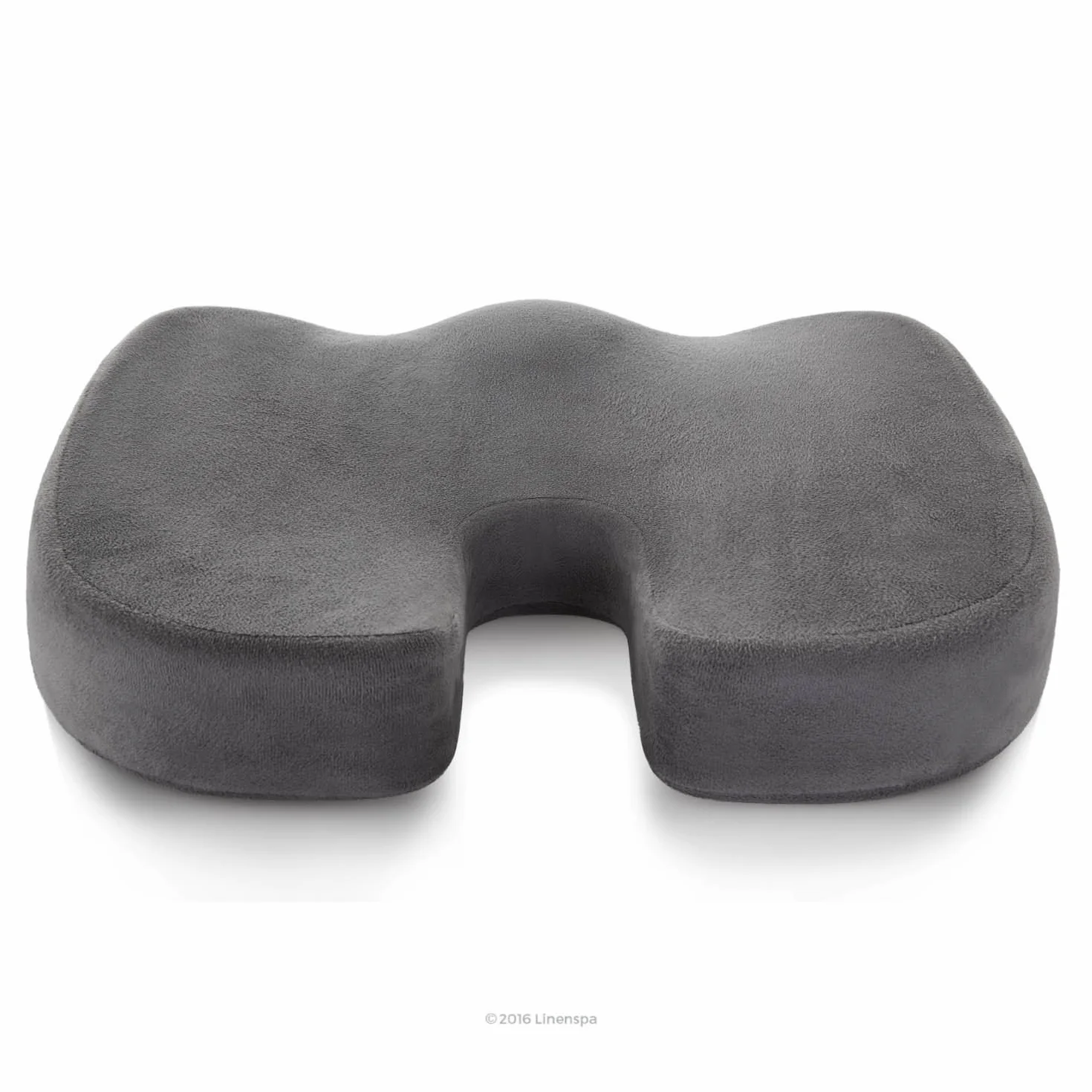 Linenspa Ergonomiczna poduszka do siedzenia z pianki żelowej – komfort kości ogonowej/Coccyx – poduszka do siedzenia na krzesło biurowe, samochód i do siedzenia przez cały dzień