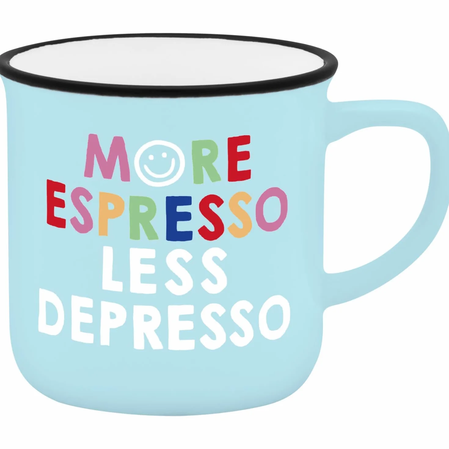GRUSS & CO Filiżanka do espresso z motywem More | Mini filiżanka z porcelany, 10 ml, torebka z banderolą prezentową | prezent dla przyjaciół, urodziny | 74748
