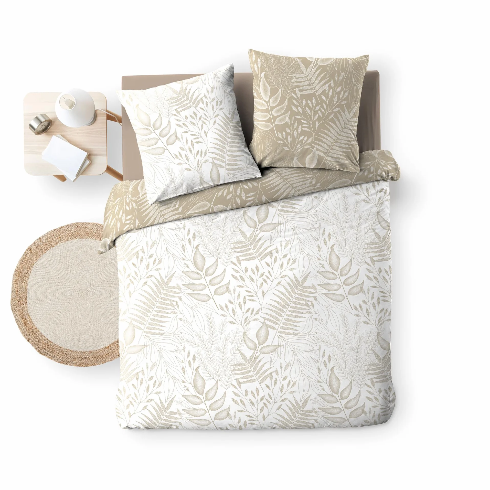 Cassia 3-częściowy zestaw 240 x 220 cm dwustronny 100% bawełna