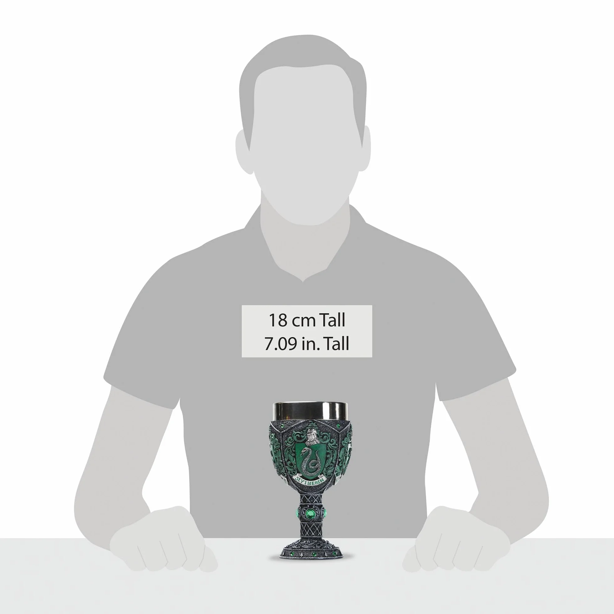 Wizarding World Of Harry Potter Slytherin dekoracyjny goblet