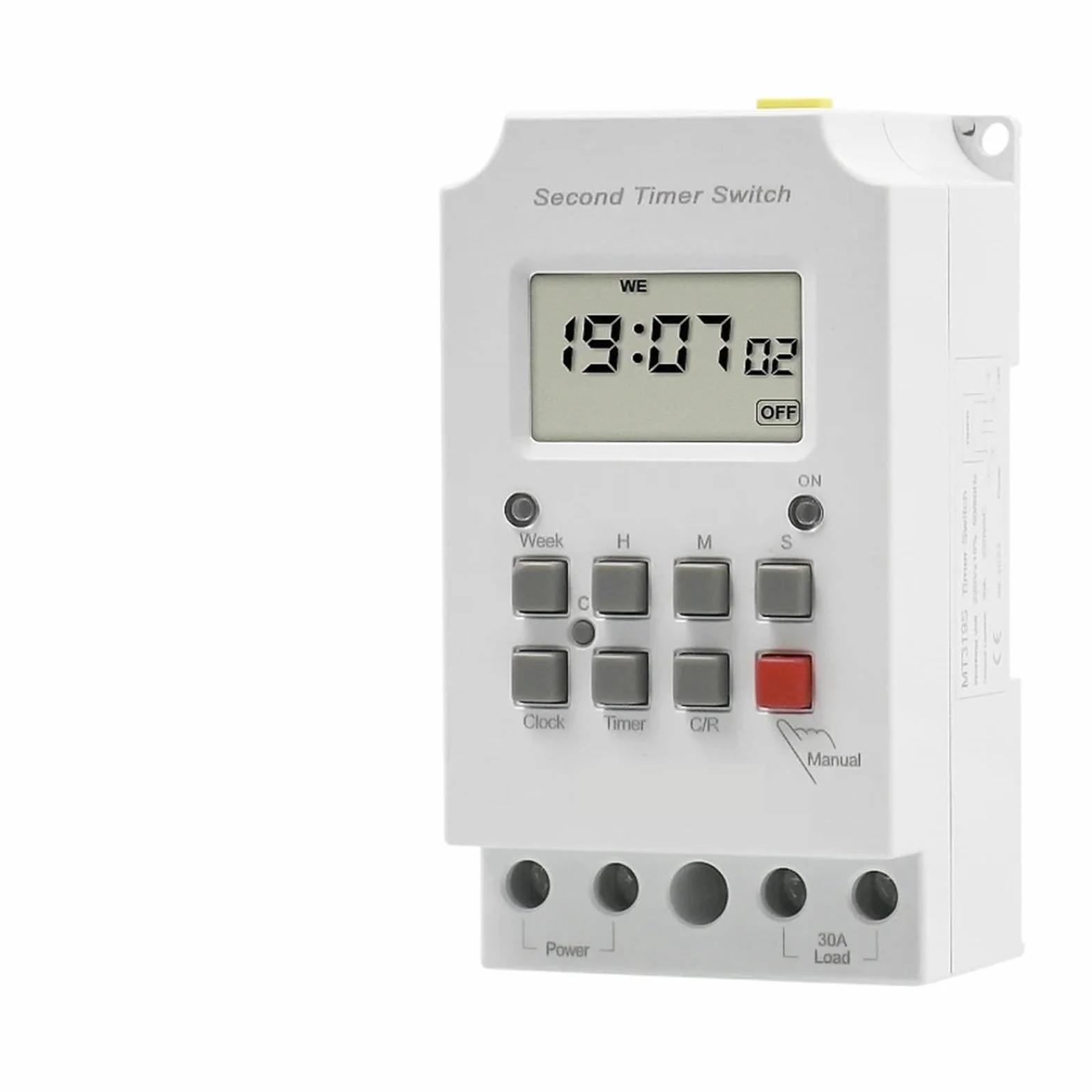 Seria MT316S tygodniowy programowalny cyfrowy dzienny przełącznik czasowy Automatyczna elektroniczna kontrola mikrotimera 25A/30A 110V/220V(30A 12V)