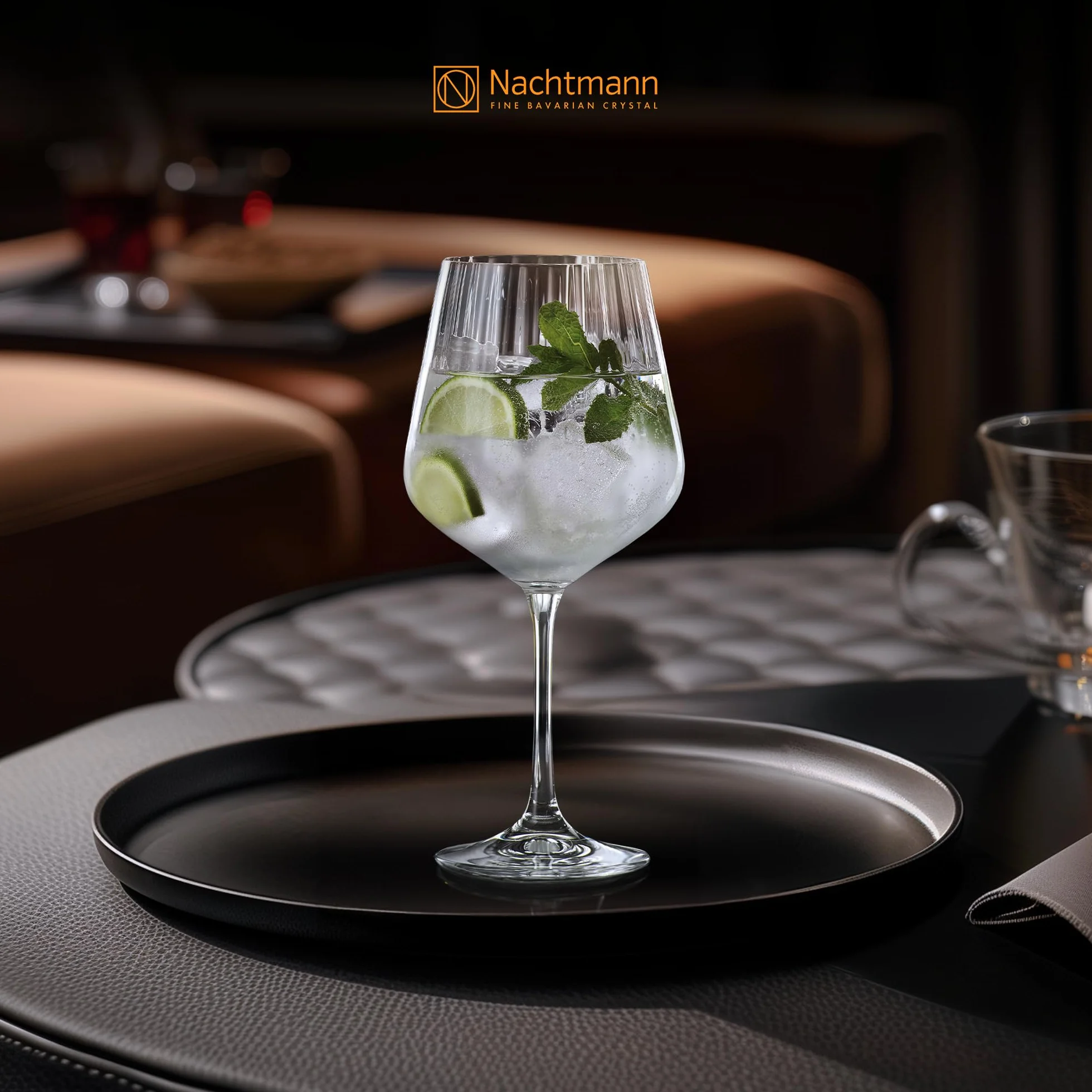 Nachtmann Gin & Tonic Zestaw Kieliszków, Szkło, Przezroczysty, 4 elementy