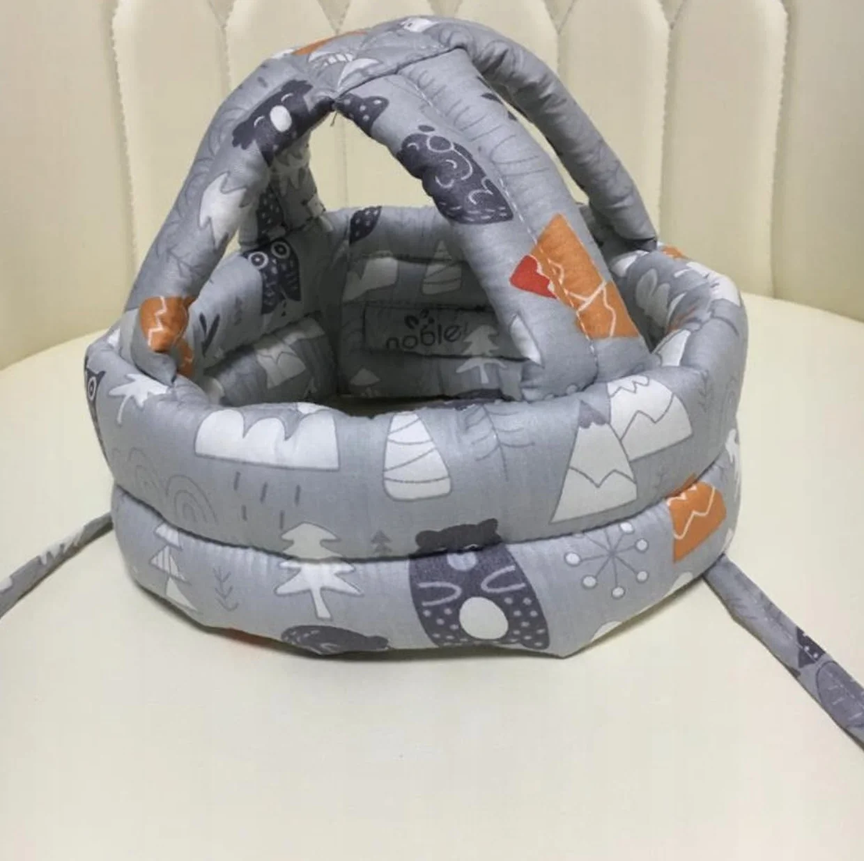Kask ochronny dla dzieci do nauki chodzenia – regulowany, antywstrząsowy, miękki hełm dla niemowląt i maluchów 6–36m