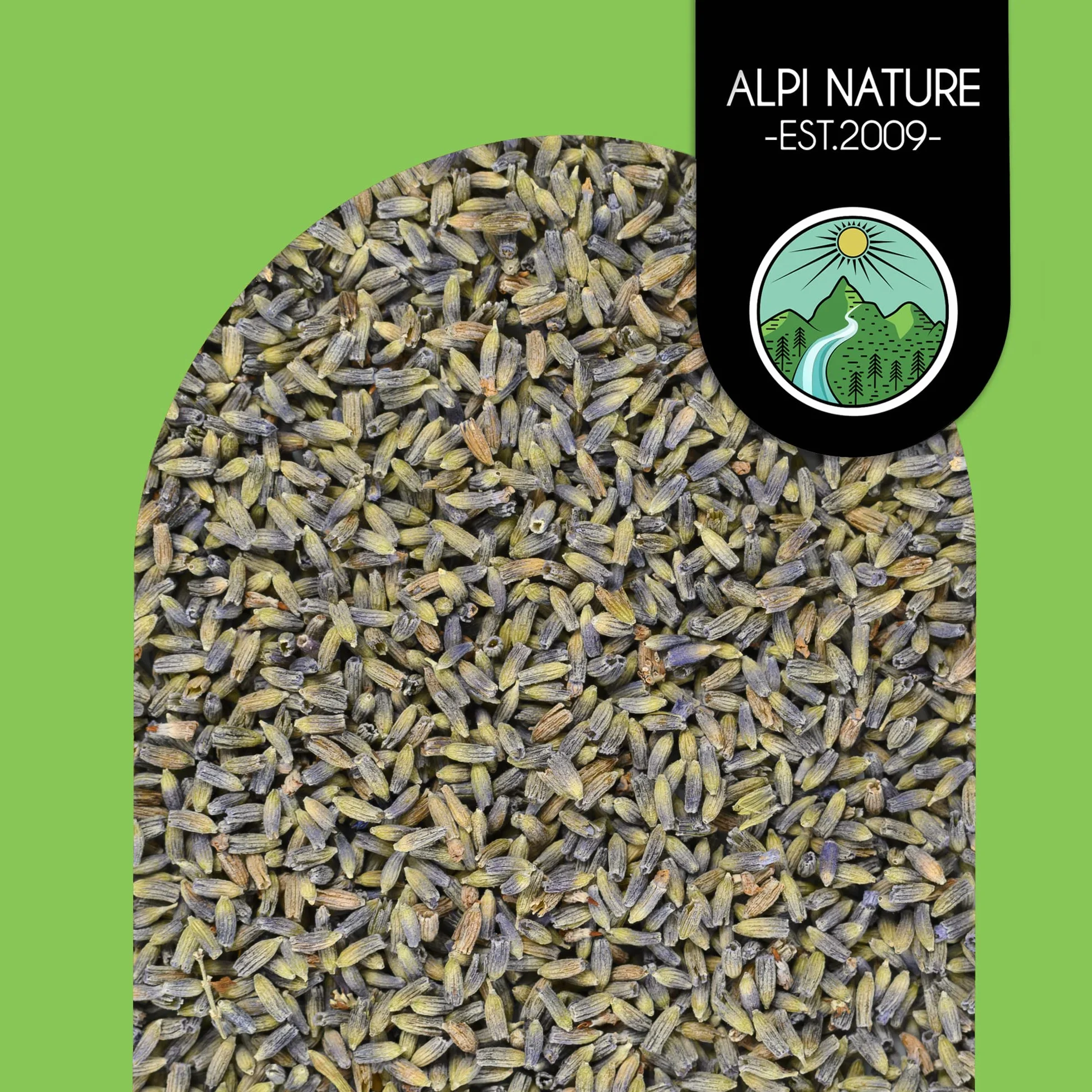 Alpi Nature Ekologiczna Suszona Lawenda 500g, Całe Suszone Kwiaty Lawendy, Herbata Liściasta