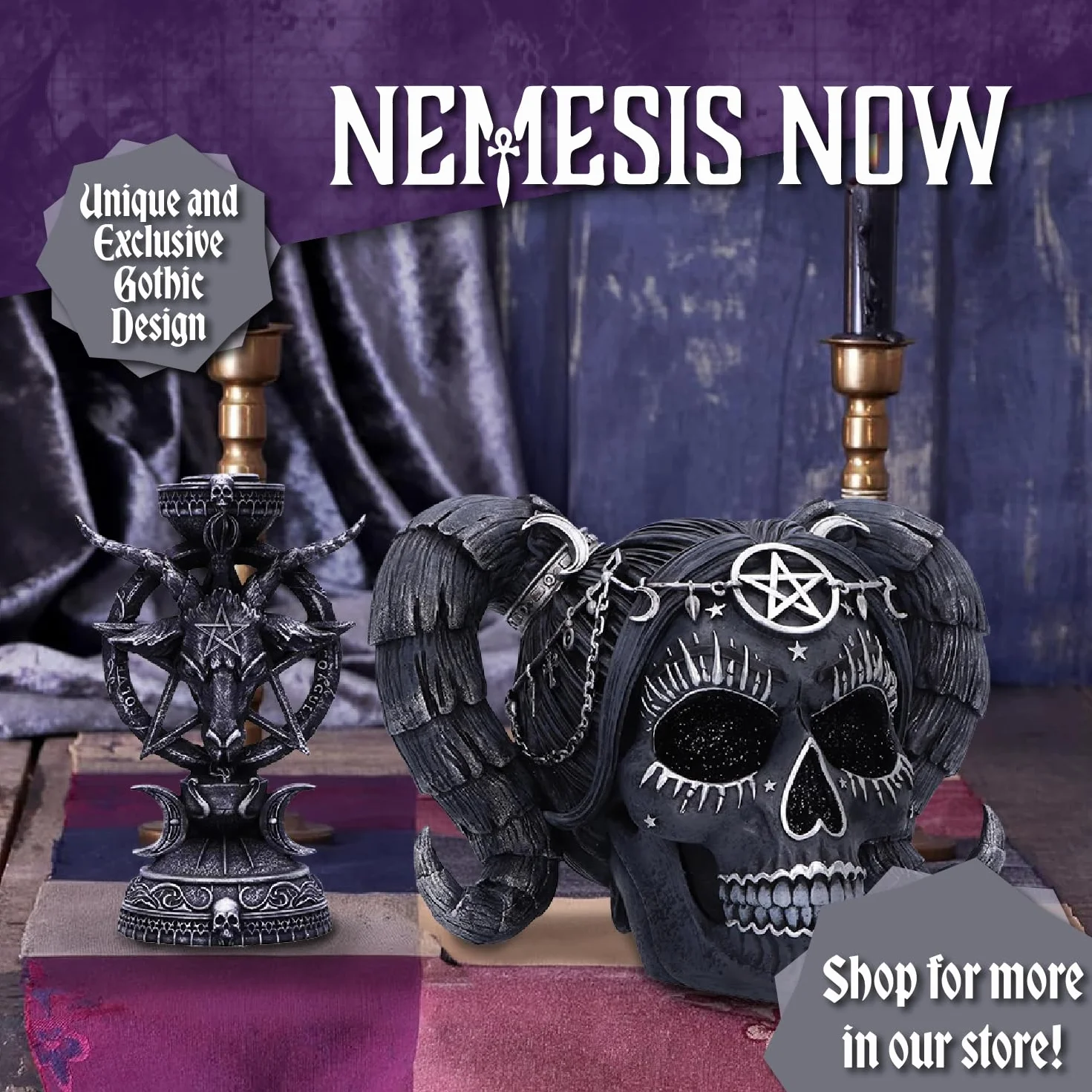 Nemesis Now Baphomet Figurka, Brązowy, 25 cm