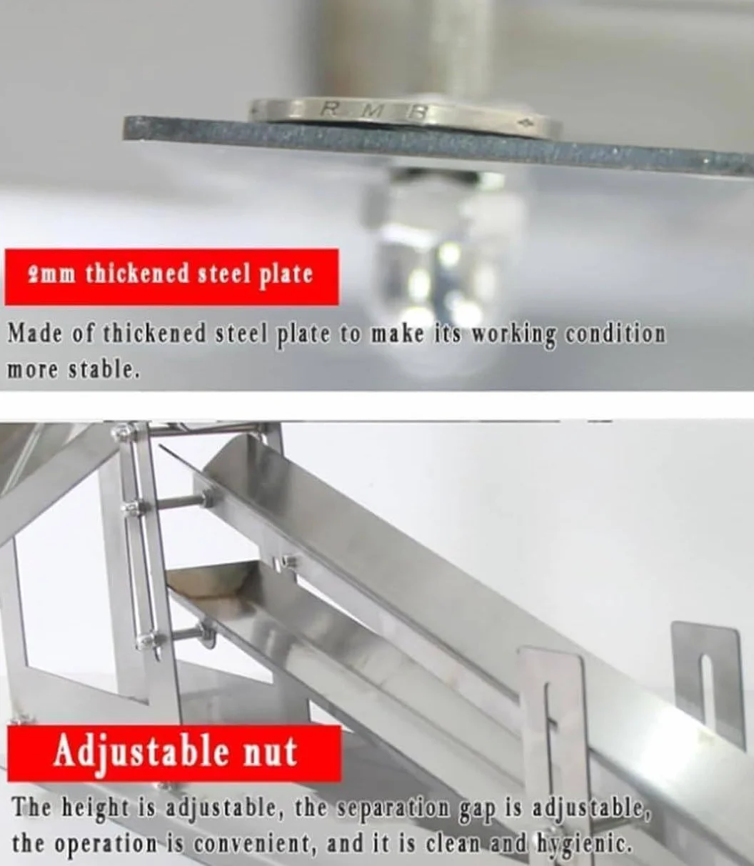 Separator żółtka jajka, stal nierdzewna, wysoka wydajność separacji do piekarni i restauracji, regulowana szczelina, 800 jaj na godzinę