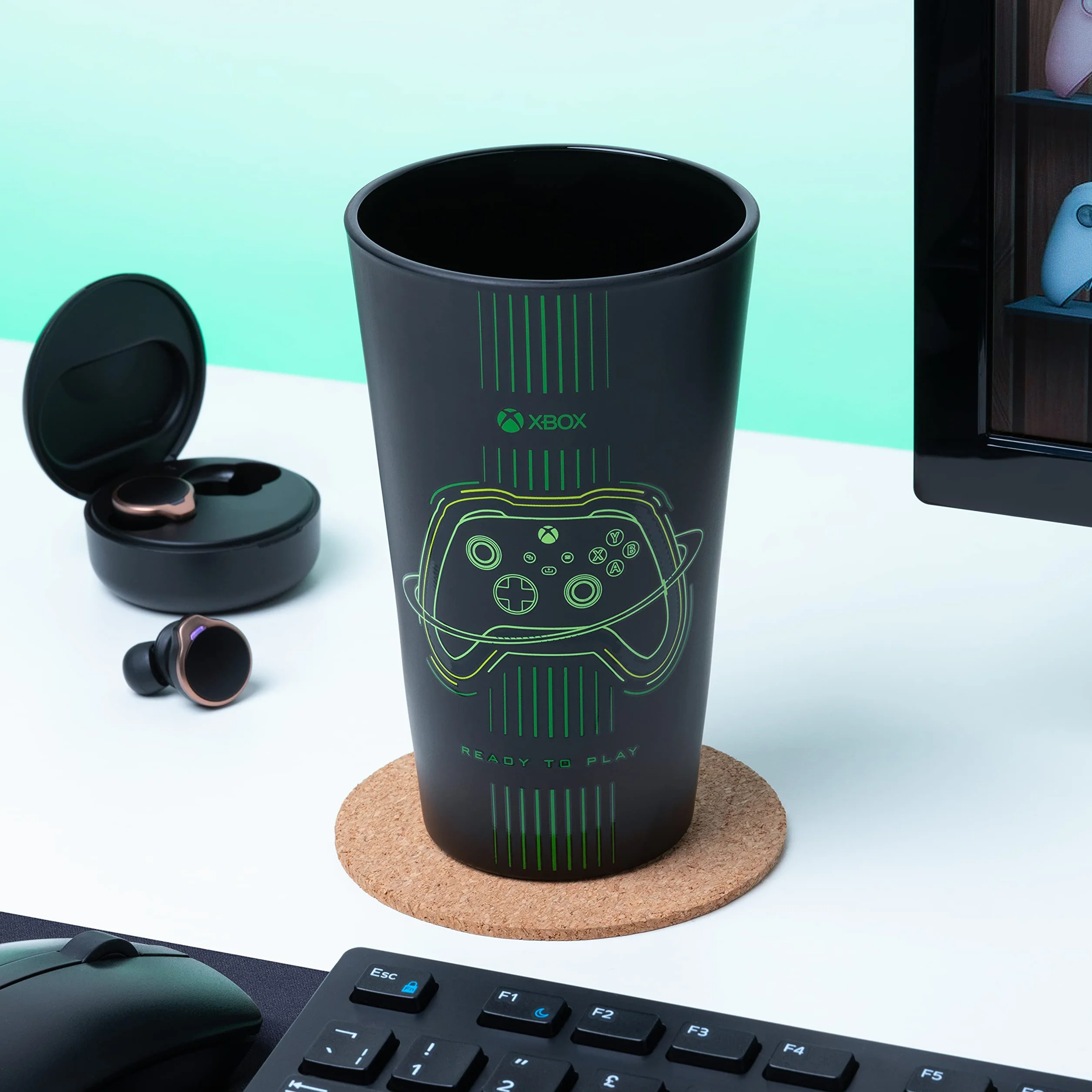 Paladone Xbox Series Kubek dla Gracza, Szkło, Czarny, 415 ml