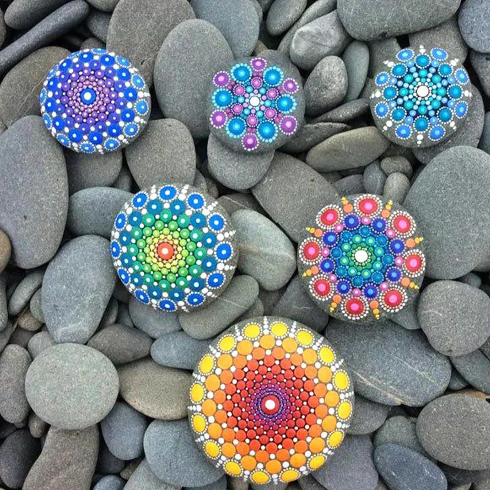 10 sztuk płaskich kamieni do malowania, 6-8 cm, gładkie, duże kamyki, kamienie naturalne, kamienie dekoracyjne, kamień rzeczny do malowania mandali, ogrodu, doniczek, akwariów