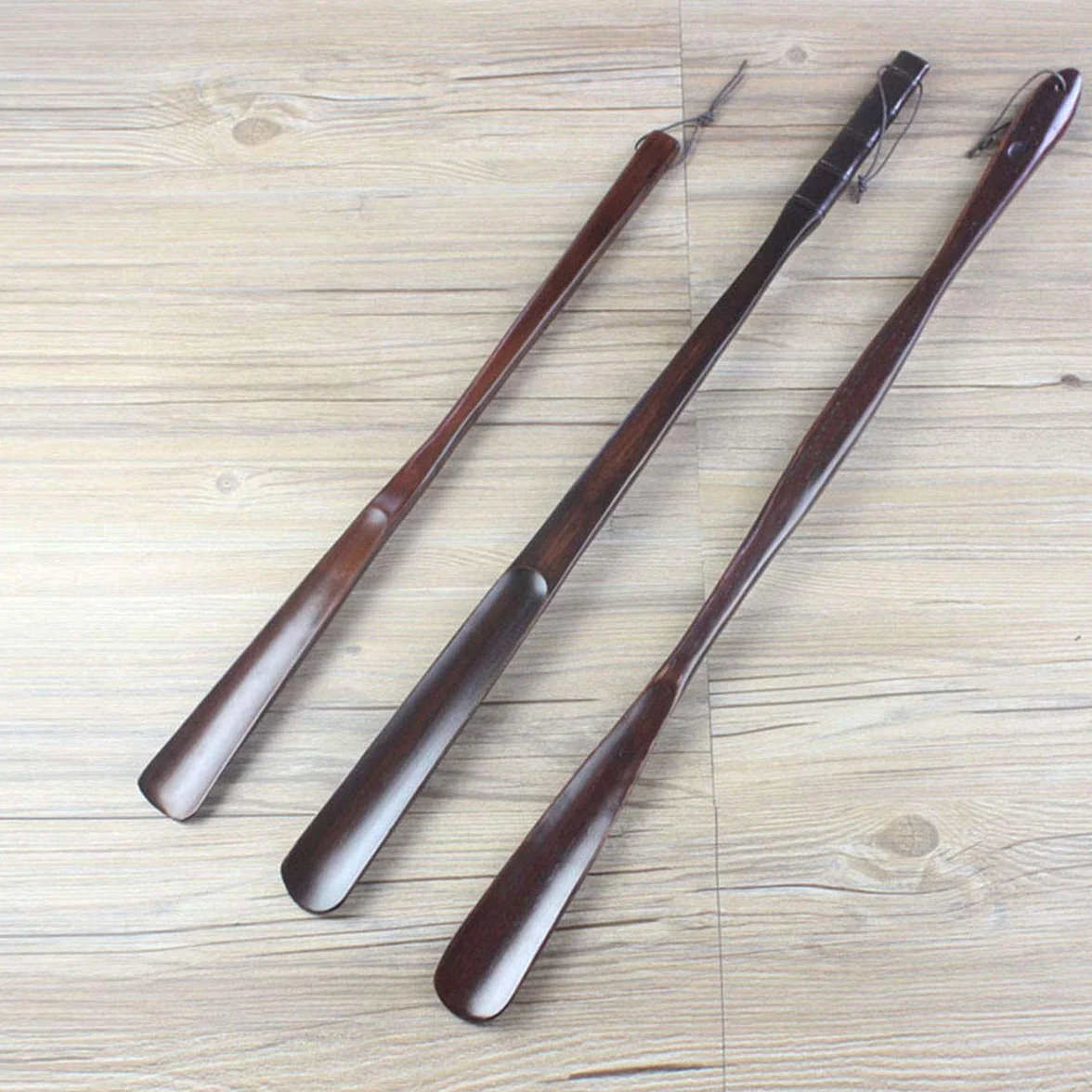 Drewniana łyżka do butów z długą rączką, Schima Superba(Schima Superba 32cm)