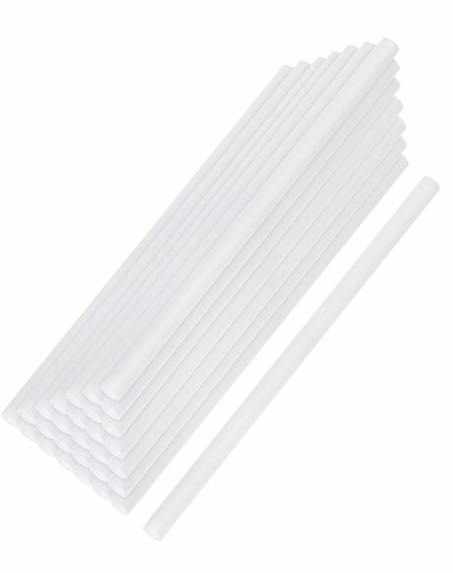 QWORK® 30 szt. Podpórek do ciast, stojak na ciasto, kołki do białego ciasta, 24 cm, do ciast warstwowych