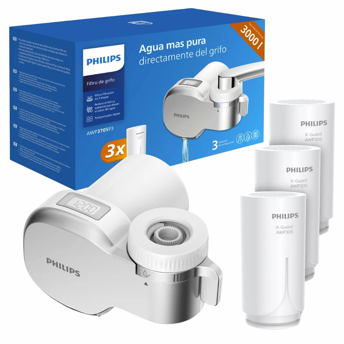 Philips Ontap AWP3705P3/10 Filtr, Biały, 1000L