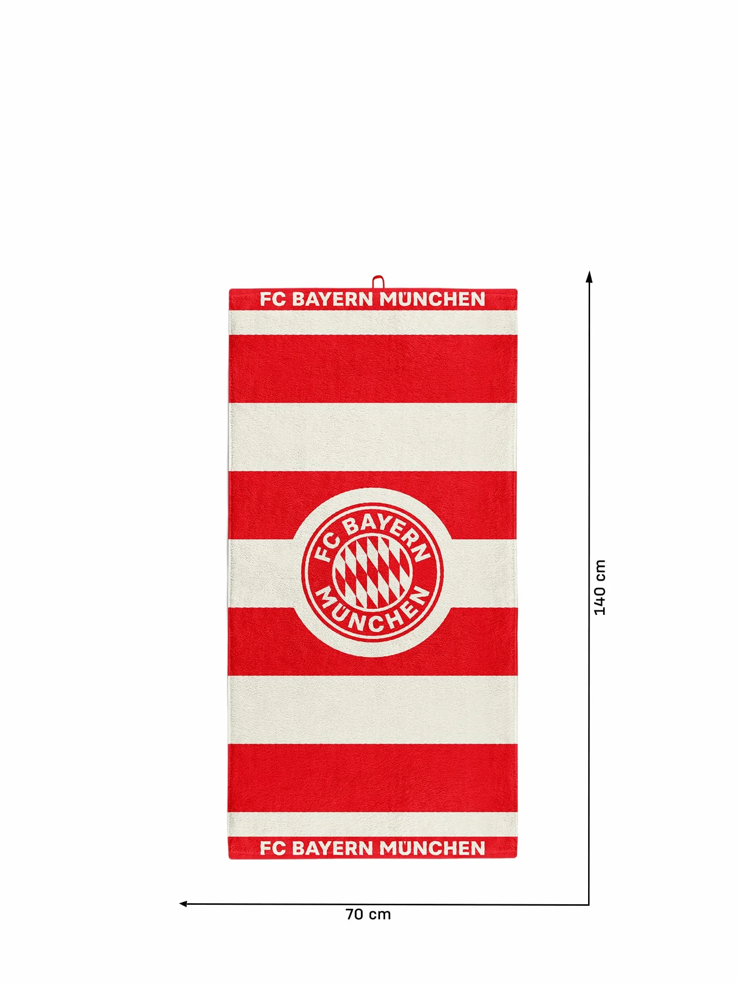FC Bayern München | r?cznik k?pielowy | r?cznik k?pielowy | czerwono-bia?y | 140 x 70 cm