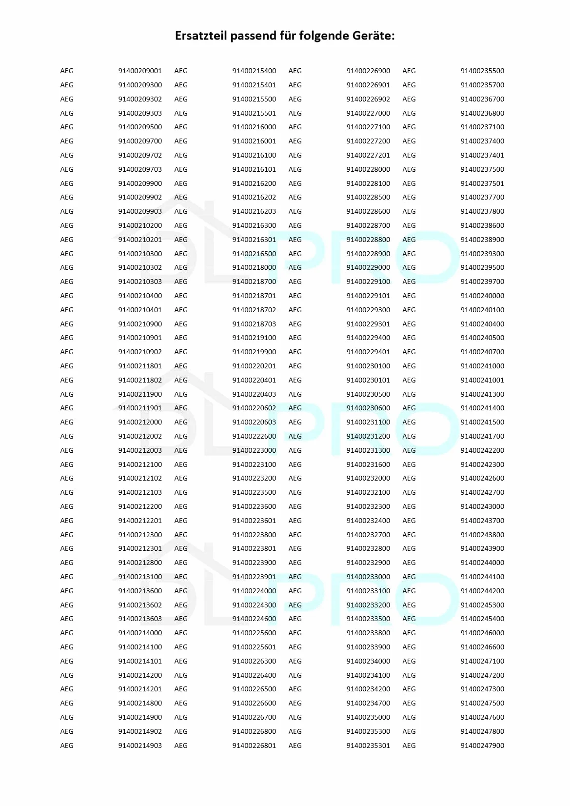 DL-pro Pasek Klinowy EL 1200 J6 do AEG Electrolux Zanussi 1240210102 124021010 1200J6 EL 1200PJ6EL 1200PJ6MAEL Megadyne Napędowy Żebrowy Bębnowy do Pralko-Suszarki