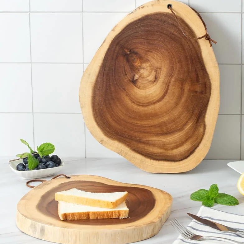 Desek do krojenia Deska do krojenia Drewniana deska do rzeźbienia Blok do krojenia (L)