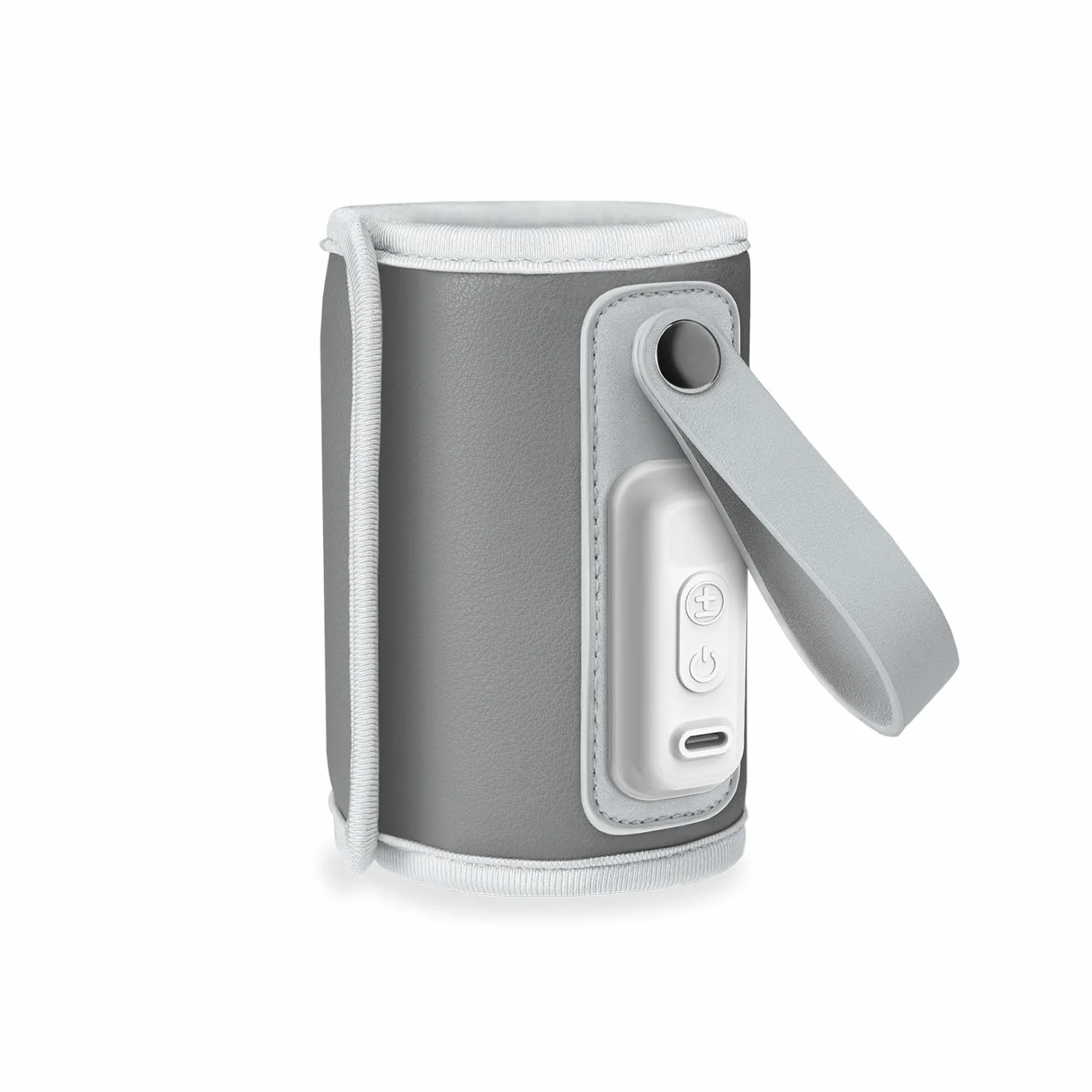 LIONELO Thermup Go Przenośny Ogrzewacz do Butelek do Utrzymywania Temperatury, Utrzymuje Ciepło do 24 h, 5 Temperatur do Wyboru Ładowanie USB, Czas ogrzewania do 45 min, BPA Free