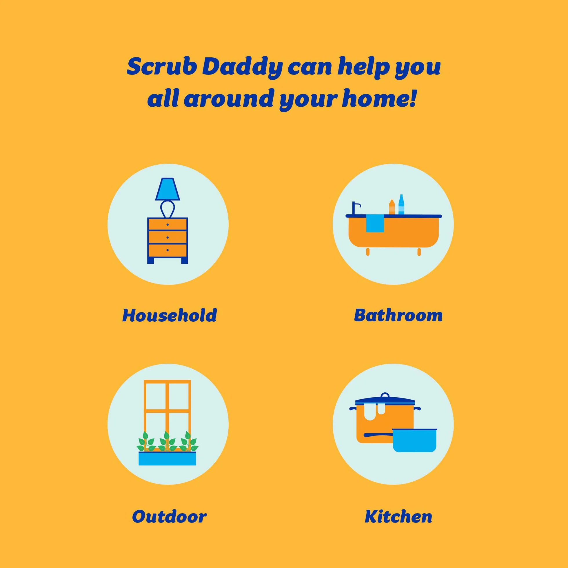 Scrub Daddy Sd2Cg Gąbka, Zielony, 2 Sztuki