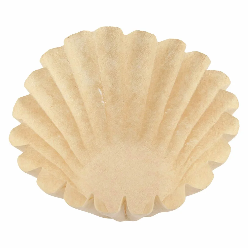 Filtry do Kawy o Pojemności 50 Sztuk, Niebielone Filtry do Kawy z Koszem, Brązowe Jednorazowe Filtry do Kawy, Biodegradowalne Filtry Biodegradowalne,Papier do Restauracji,