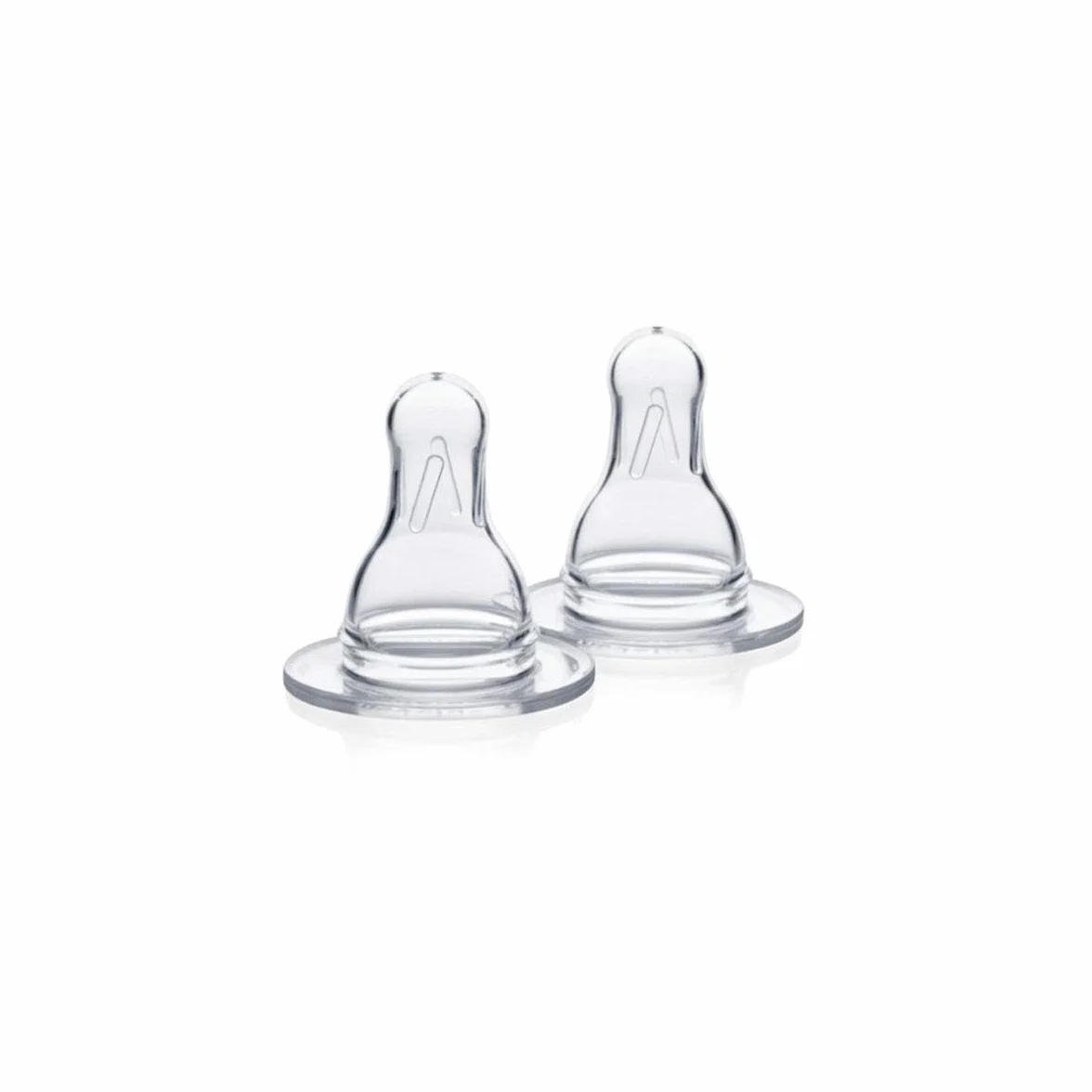 Medela Medium Flow Breast Milk Bottle Teats - Pack of 2 BPA-Free Spare Teats Made for Use with Medela Baby Bottles