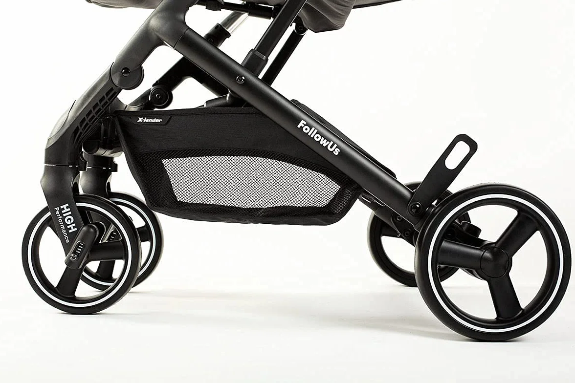 X-lander X-Follow Wózek dziecięcy Lekki Reclinable Składany Wózek Łatwy Składany Jedną Ręką Ultralight 7.6 kg (Solar Yellow)