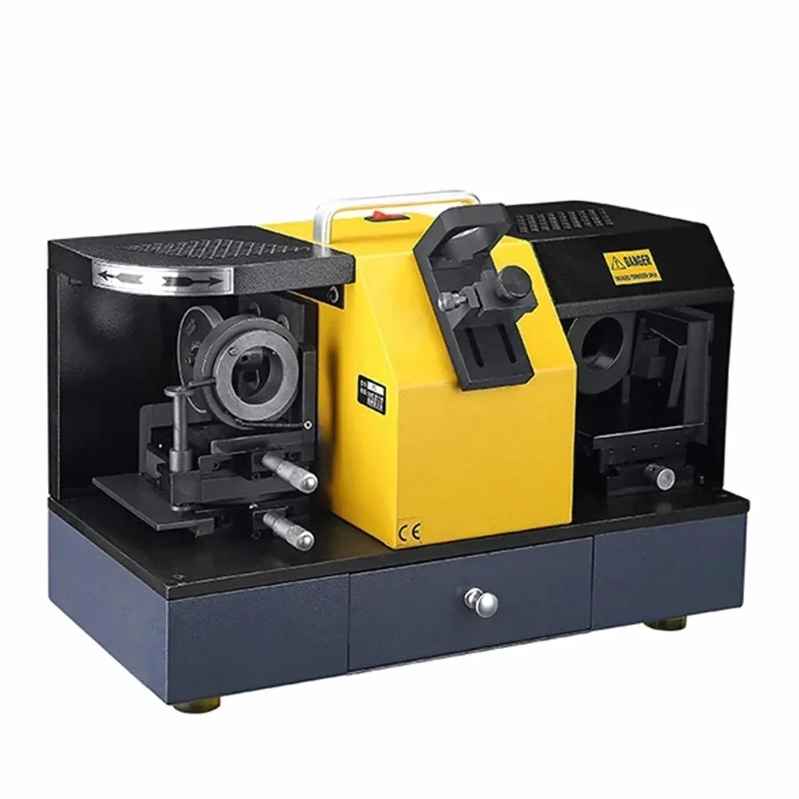 Ostrzałka do Wierteł, Elektronarzędzia Ostrzarka do frezów Półautomatyczne szlifowanie Głowica okrągła Frez sferyczny Ponowne ostrzenie MR-X8(2pc right SDC wheel)