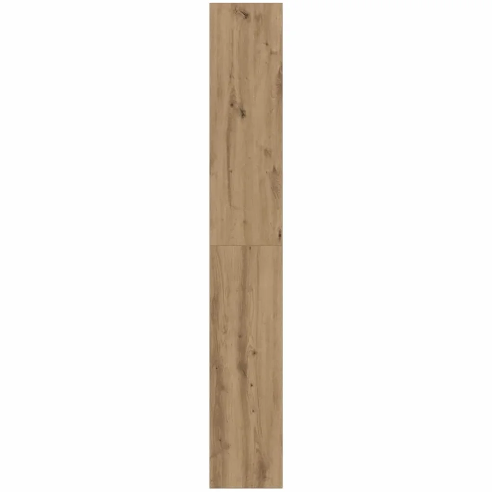 Générique Bibliotheque Bois Ingenierie 40x30x198 cm Chene | Półka etroite 40 cm, Szafka do przechowywania książek, do użytku jako separator, uchwyt ścienny w zestawie