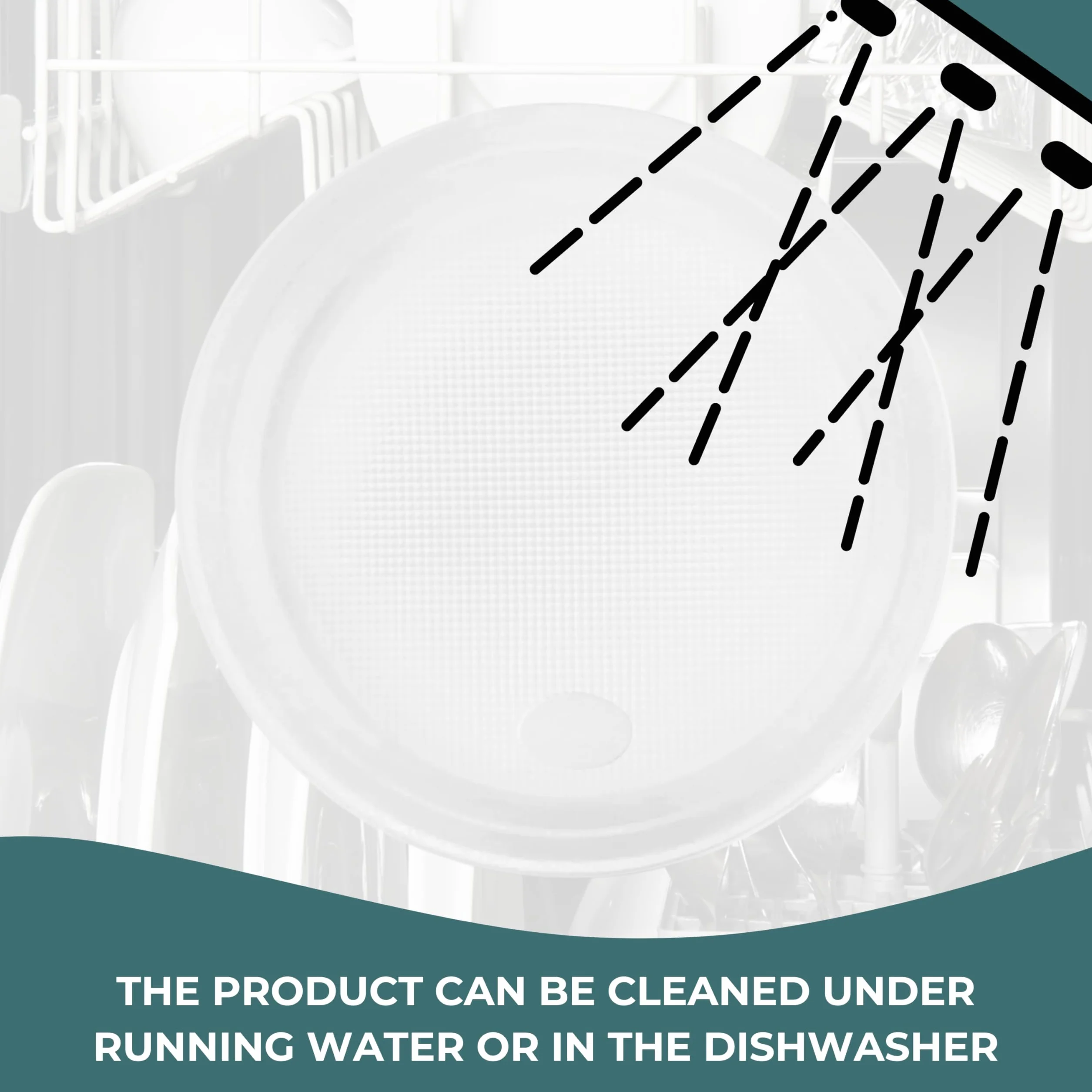 RAGO® Plastikowe talerze, 50 sztuk, zestaw talerzy plastikowych, wielokrotnego użytku, Ø 22 cm