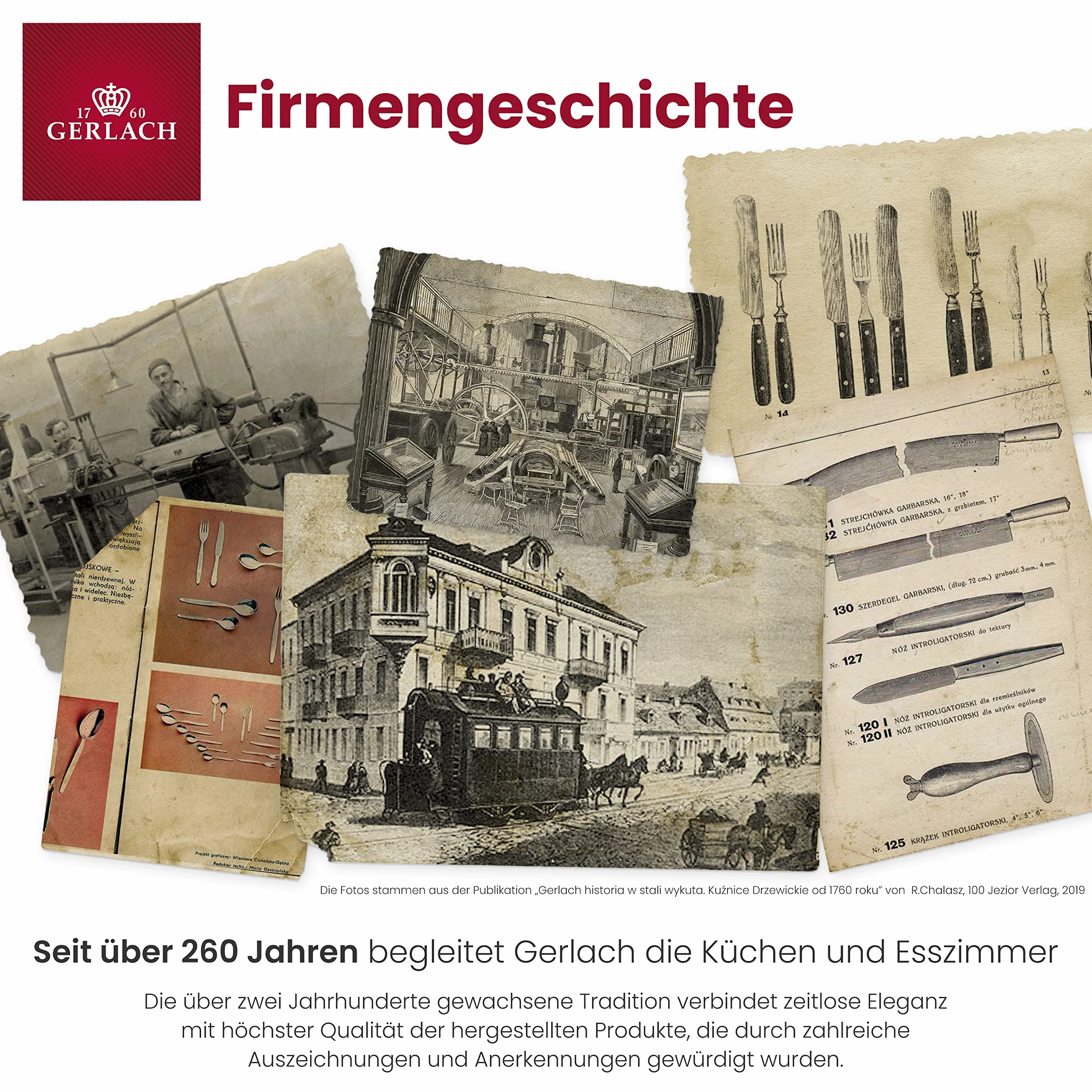 Gerlach 1760 Zestaw Sztućców Dla 6 Osób 30 Elementów Ze Stali Nierdzewnej Wysoki Połysk Modern