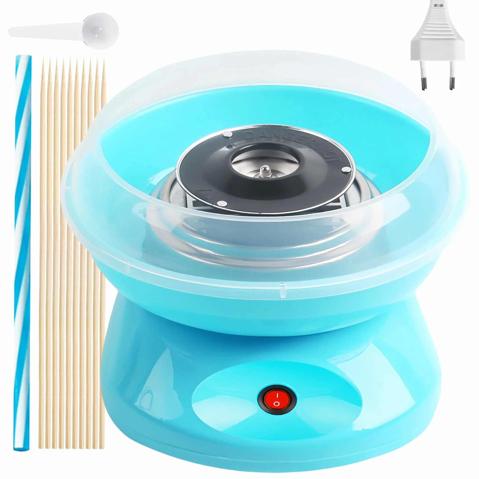 Retro Cotton Candy Machine 450 W, Maszyna do waty cukrowej do domu