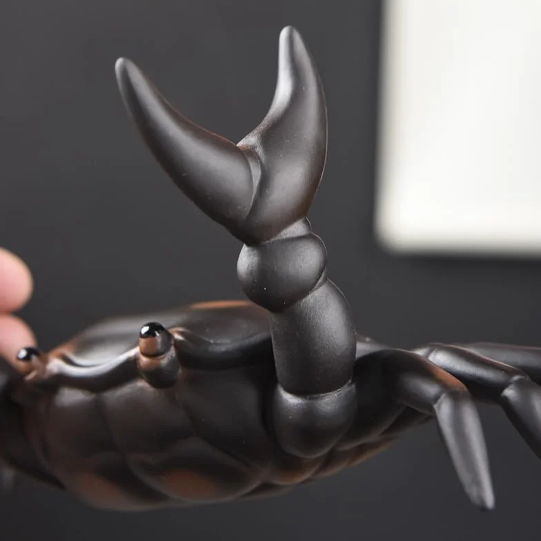 Herbata Zwierzęta Ceramiczne Fioletowy Piasek Kung Fu Zestaw Herbaty Kreatywna Herbata Ozdoby dla Zwierząt Krab Herbata Zabawa Stół Zwierzę Fortuna Figurki
