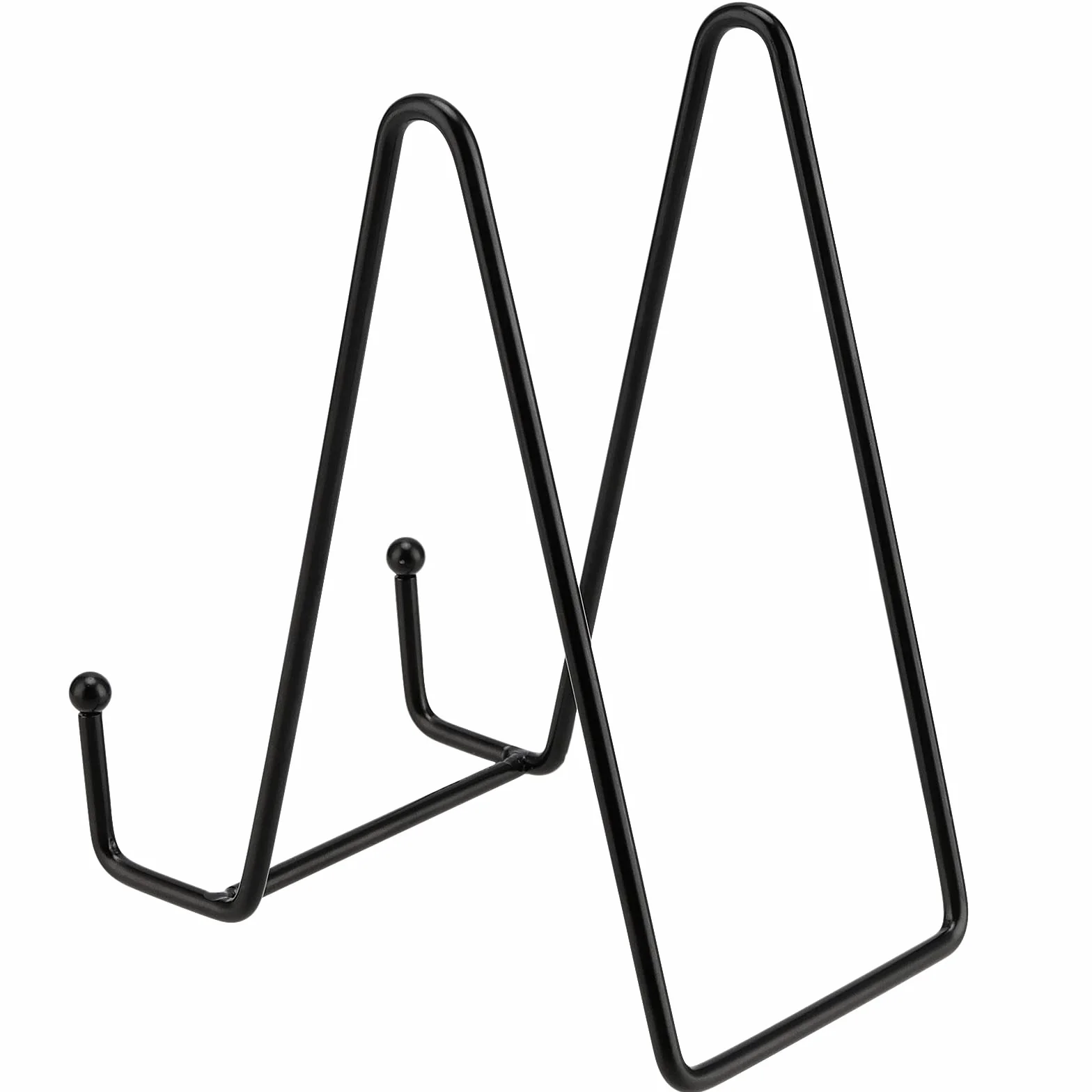 Metalowy Stojak Na Wy?wietlacz - 8 Sztuk, 3 i 6 Cali - Uchwyt Na P?ytki, Ramki, Ksi??ki, Obrazy, Sztuki - Czarny
