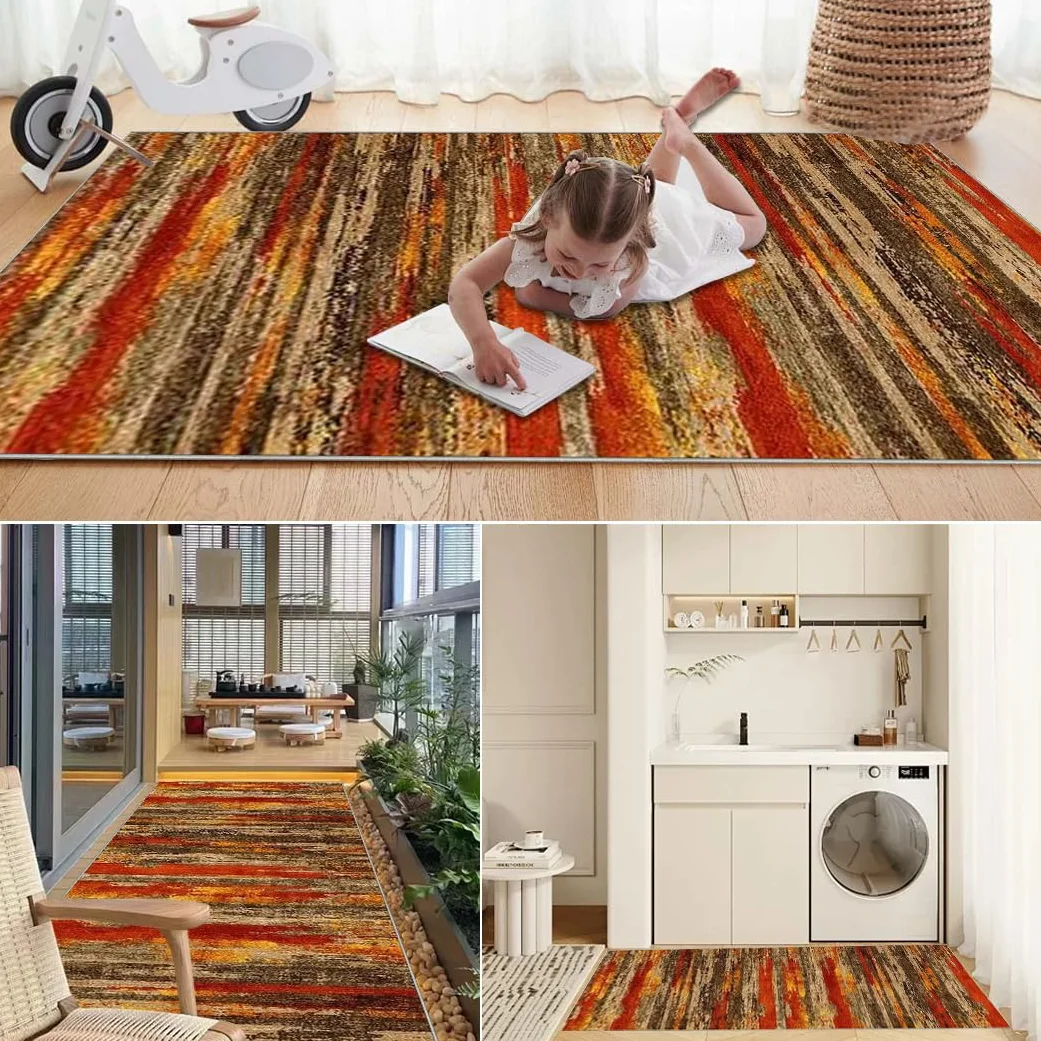 Dywan kuchenny, nadający się do prania, chodnik do przedpokoju, antypoślizgowy chodnik na korytarz, 50 x 350 cm, niskie runo, wycieraczka podłogowa, chłonny chodnik do przedpokoju, sypialni, łazienki