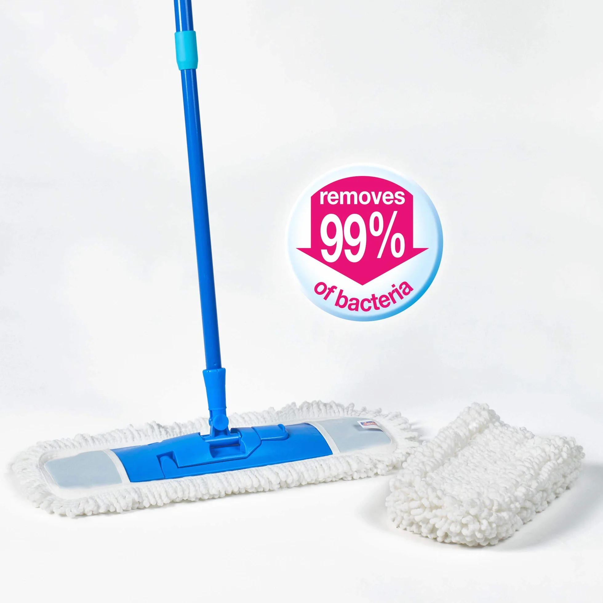 Spontex Bardzo płaski wkład z mikrofibry do mopa, 1 szt