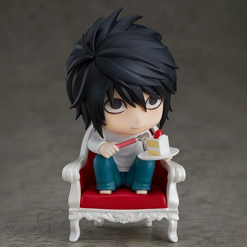 Zhongkaihua Notatnik śmierci figurka L Lawliet figurka 10 cm figurka anime model statuetka Boże Narodzenie dom biurko ozdoba urodziny dekoracja prezent dla fanów
